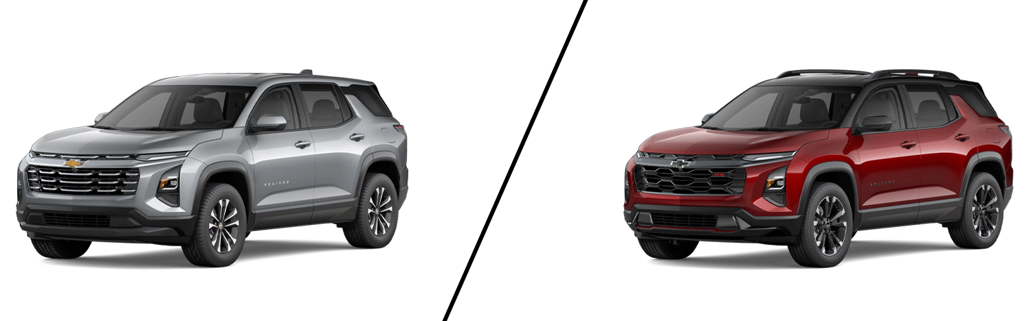 2025 Chevrolet Equinox LT vs 2025 Chevrolet Equinox RS